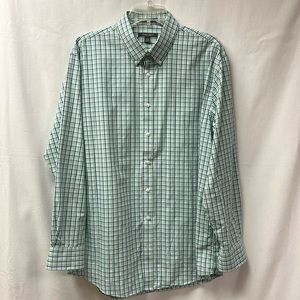 Nordstrom Rack Shirt Long Sleeve Plaid Button Down Men’s Size 17 34/35